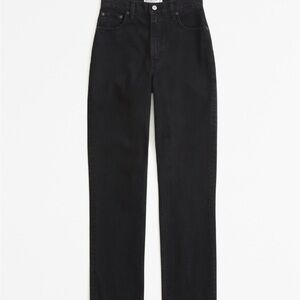 NWT Abercrombie & Fitch 90’s High Rise Black Jeans